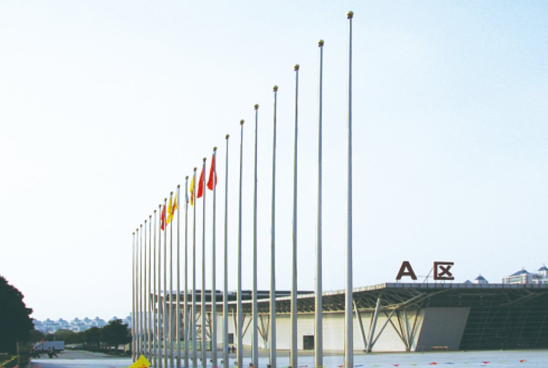 Powder Coated Aluminum Flag Mast