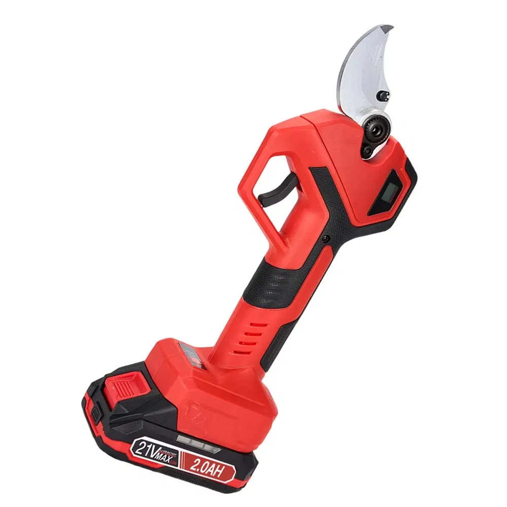 40mm Professional Lithium Battery Cordless Fruit Tree Scissors Electric Pruning Brushless Scissors