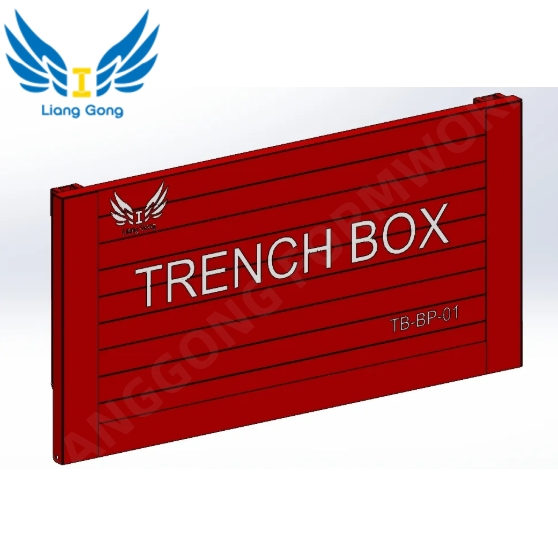 Adaptability in Shape and Size Good Sealing Performance Trench Box for Pipeline Laying Construction Concrete