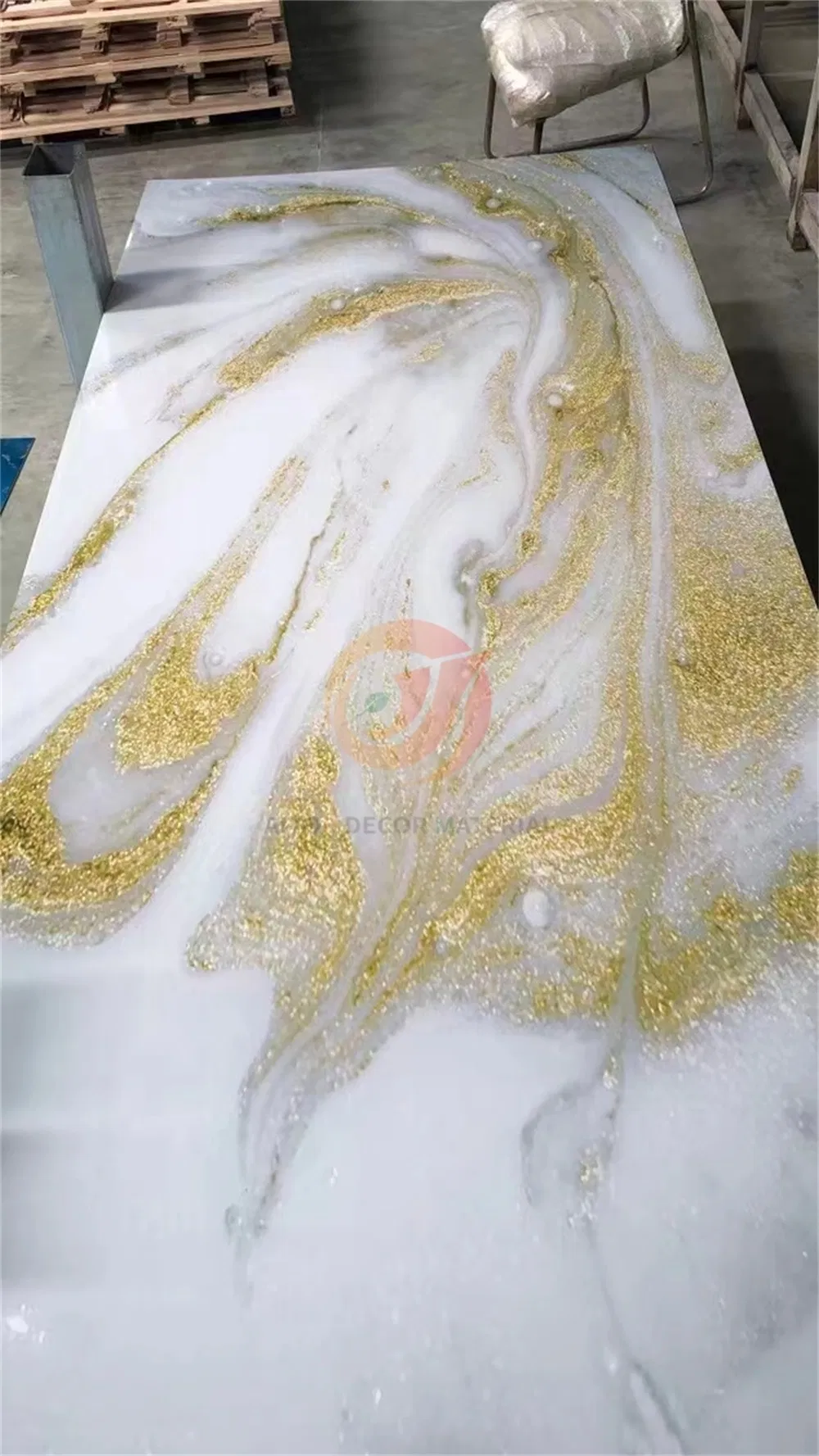 UV Marble Sheets Waterproof Kitchen Walls