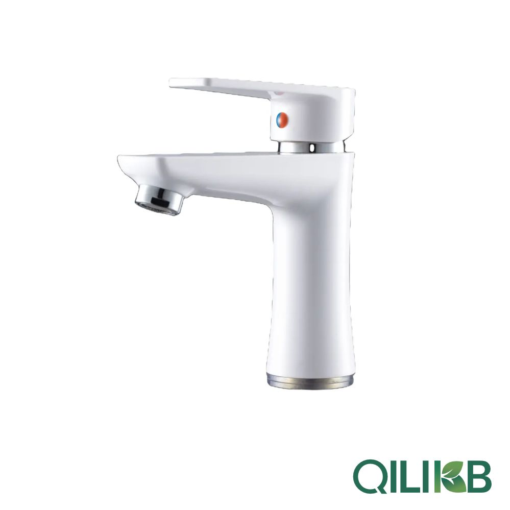 China Hotel ABS White Basin Faucet Mixer