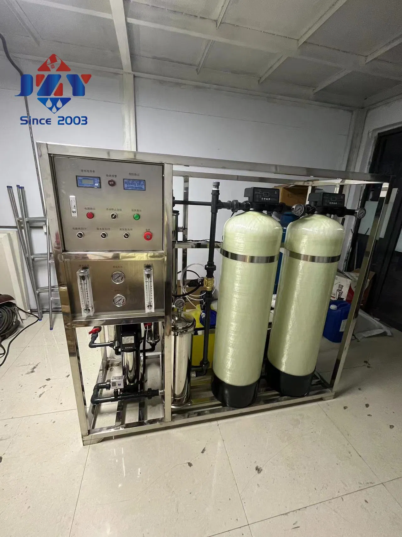 1000L Automatic Industrial Water Softener Plant Reverse Osmosis Softening System