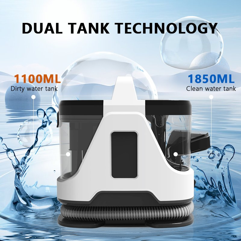 2026 Best Seller Wet and Dry Vacuum Cleaner Powerful Spray Carpet Spot Cleaner for Carpets Sofa Stairs Fabric Hair Removal