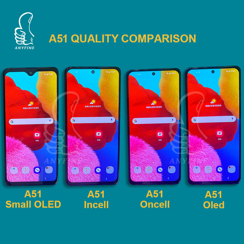 Дисплей для A51: сенсорный экран LCD, оригинальный