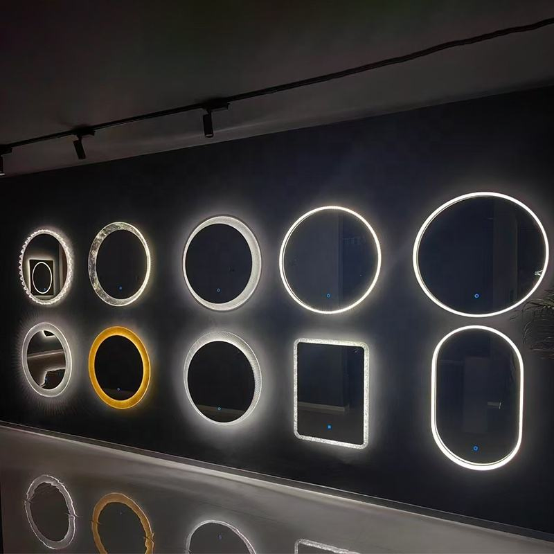 Modern Smart LED Mirror with Touch Control and Adjustable Brightness