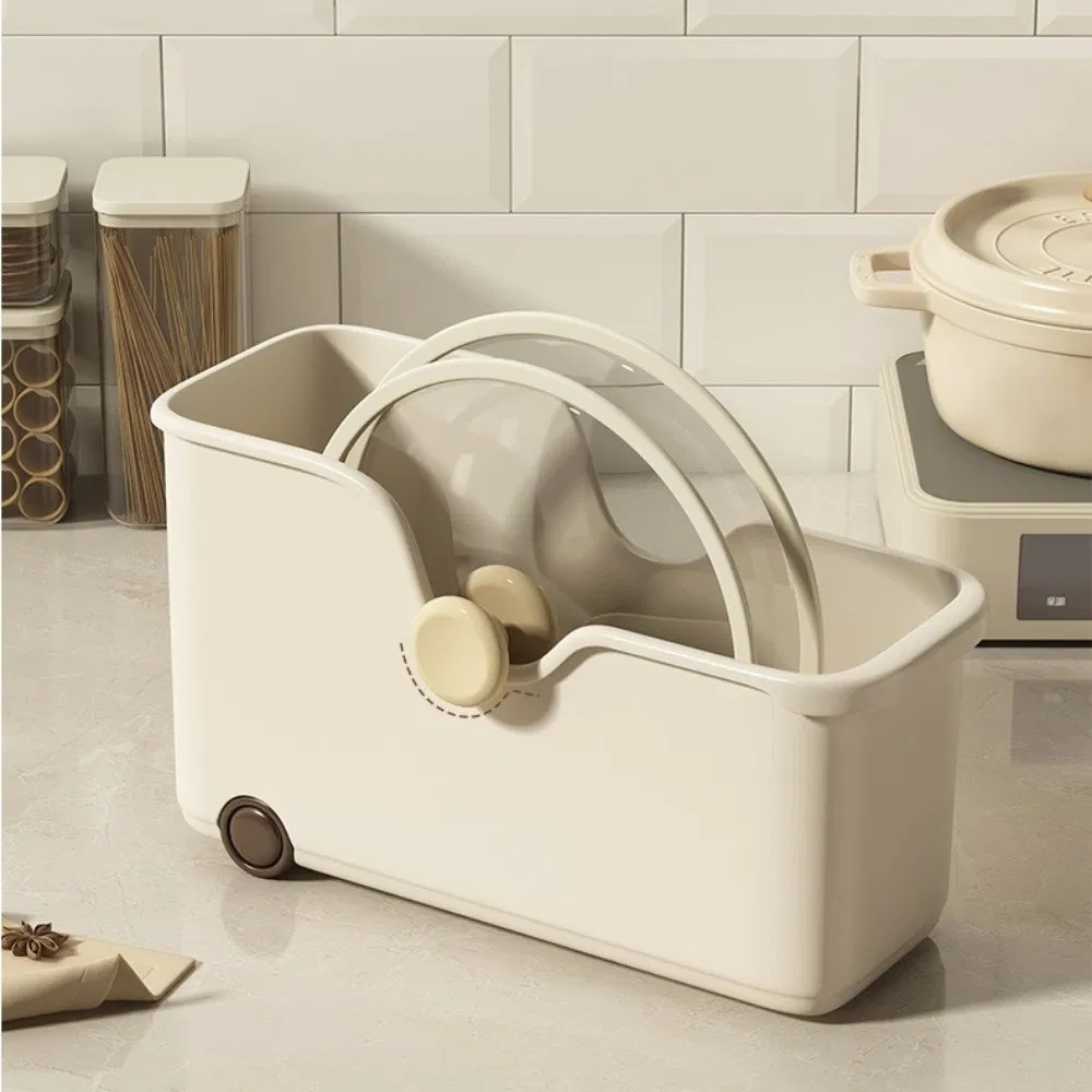 Пластиковый контейнер для хранения с колесиками