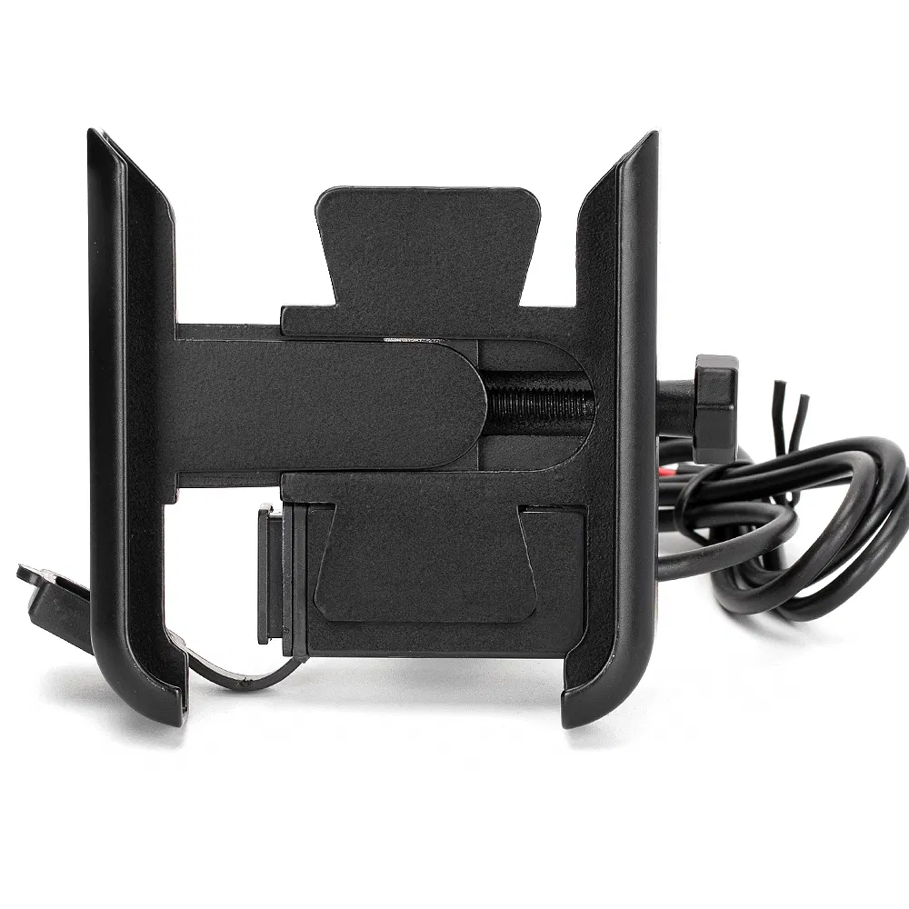 Держатель для телефона на мотоцикл с зарядкой USB