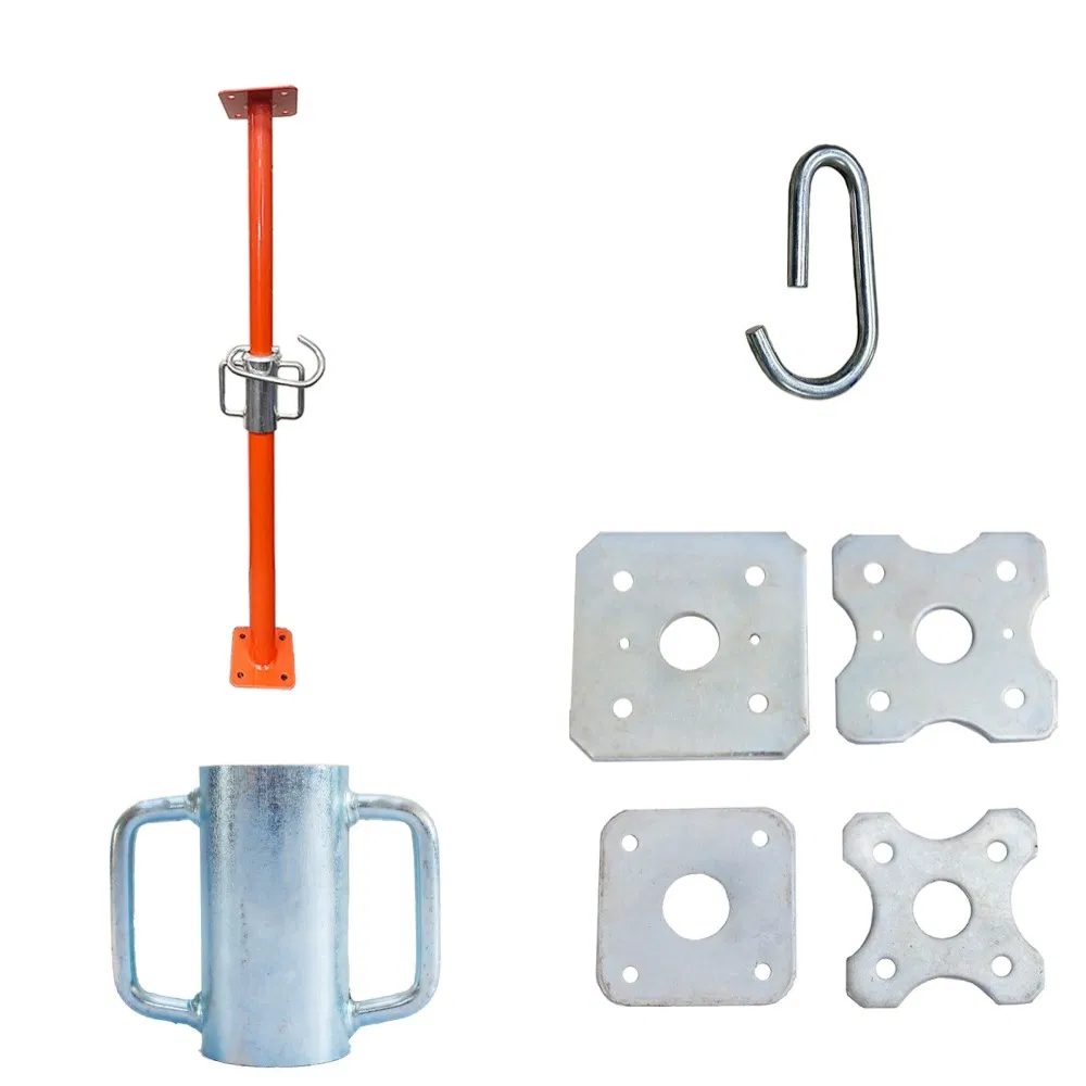 Adjustable Q235 Galvanized Building Steel Metal Props Shoring Support for Construction