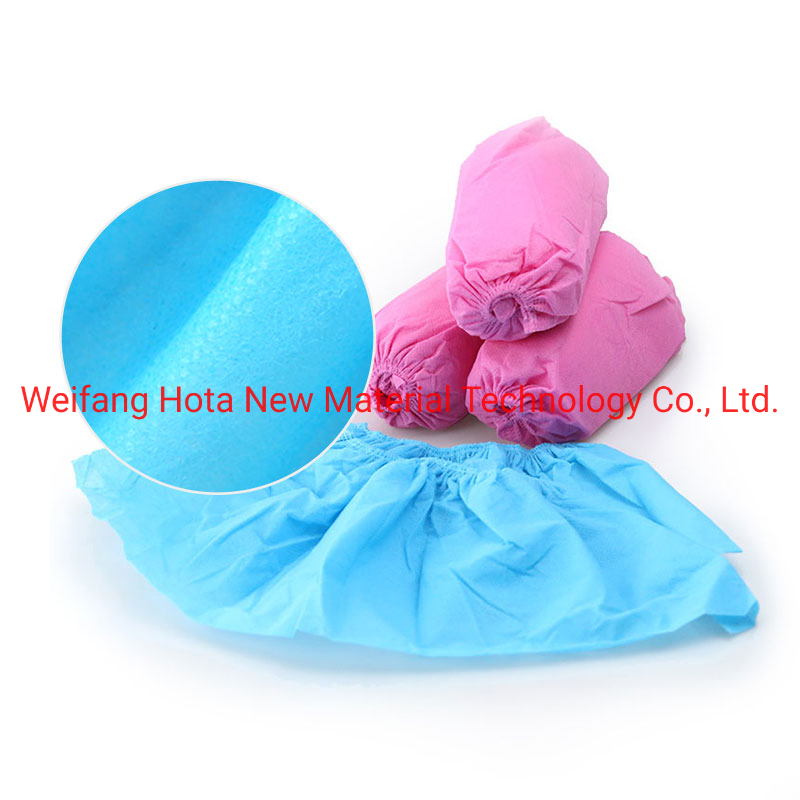 2020 Waterproof Blue Plastic CPE Polyethylene Disposable Shoe Covers