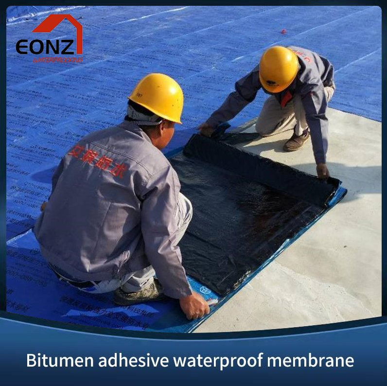 Self Adhesive Bitumen Waterproofing Membrane with Aluminum Film