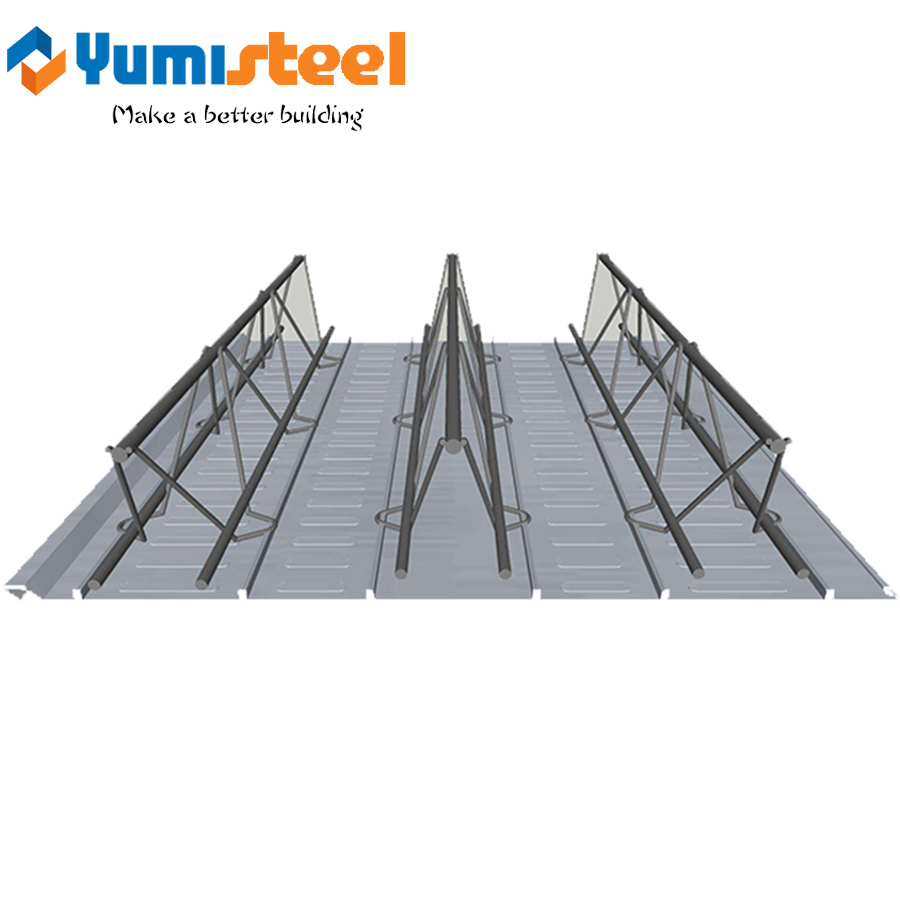 Building Construction of Steel Deck Plate with Truss Girder