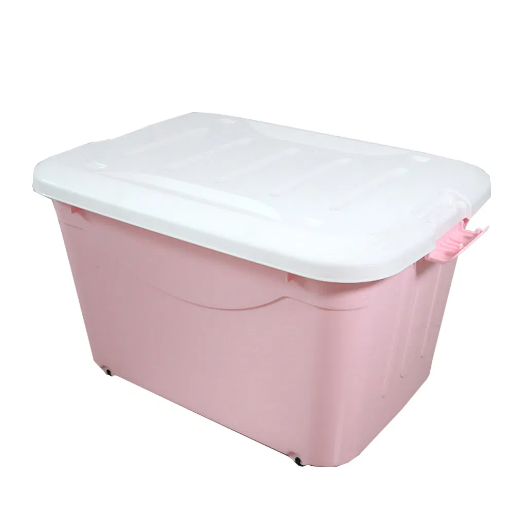 Plastic Storage Box Crate with Lids 80L 100L 120L 140L