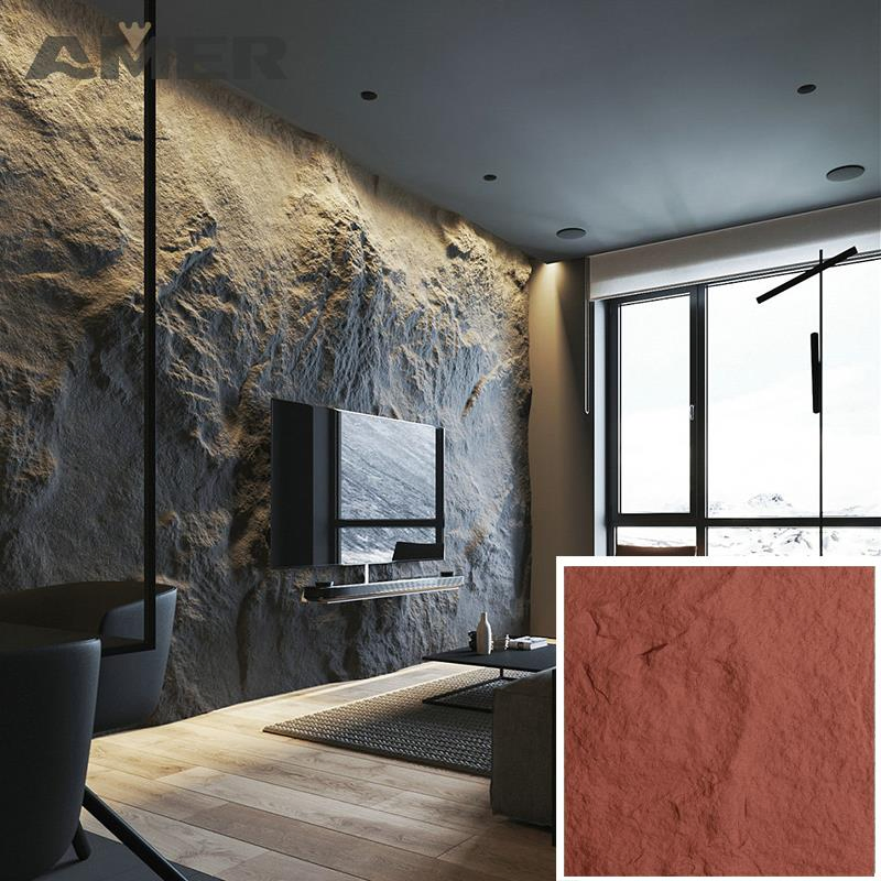 Lightweight PU Stone Panel Wall Artificial Polyurethane Stone Panel PU Faux Stone