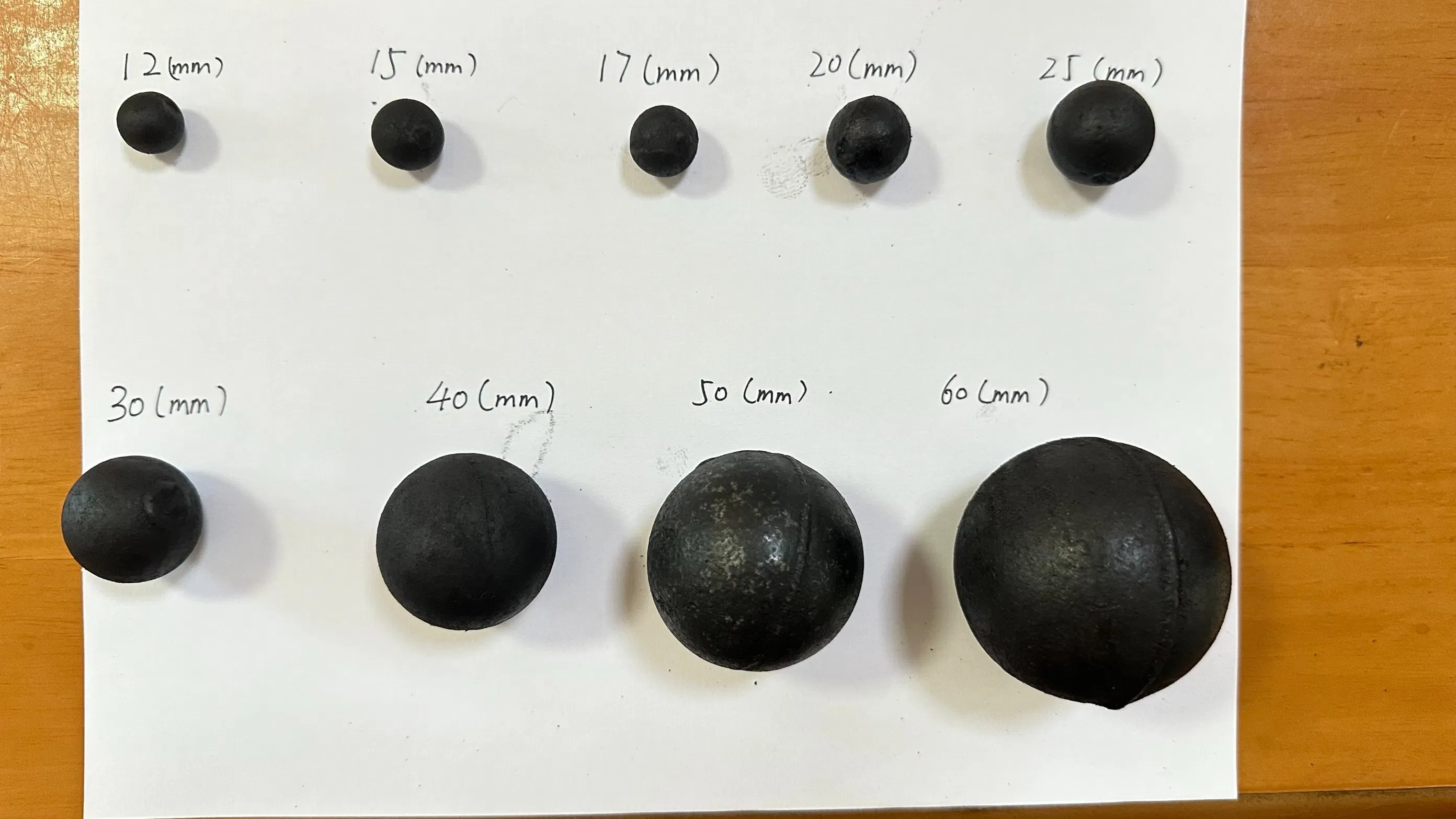 Закаленные хромированные мелющие шары 50 мм