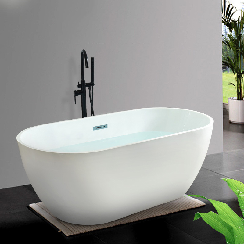 120cm All-in-One Seamless Acrylic Bathtub Small Apartment Home Adult Engineering Hotel Bathtub