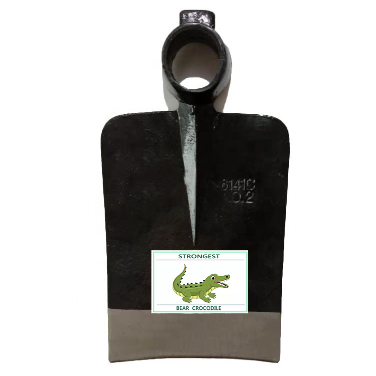 Railway Steel Agricultural Digging Hoe H3042 Cock Brand Crocodile Brand Aligator Brand