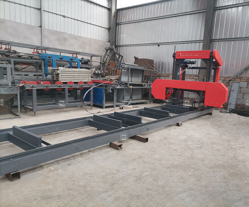 Станок ленточнопильный горизонтальный по дереву