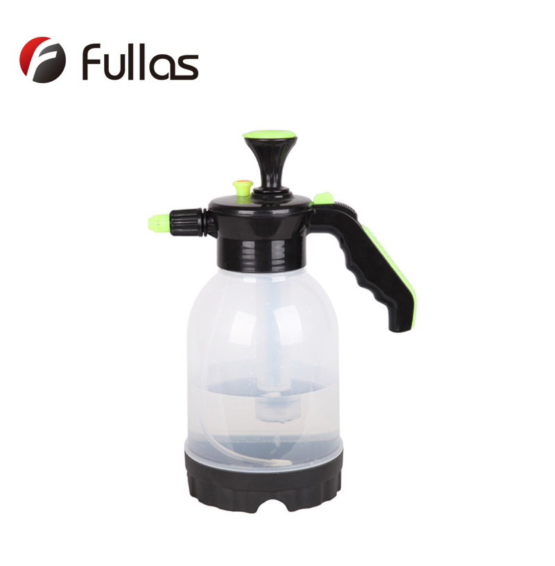FLS-SP007 1.5L/2L Garden Hand Pump Pressure Fine Mist Water Sprayer With Transparent Plastic Bottle