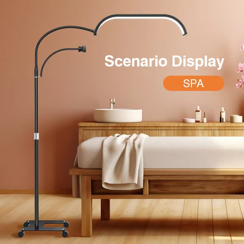 20inch LED Beauty Floor Lamp Beauty Salon Lamp for Cosmetology&Eyelash etc