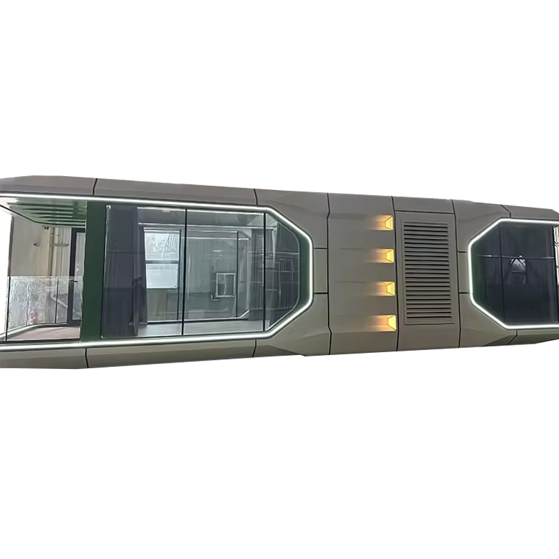 Mobile Prefabricated Modern Vacation Hotel Luxury Home Portable Living Tiny House Modular Vessel Space Capsule