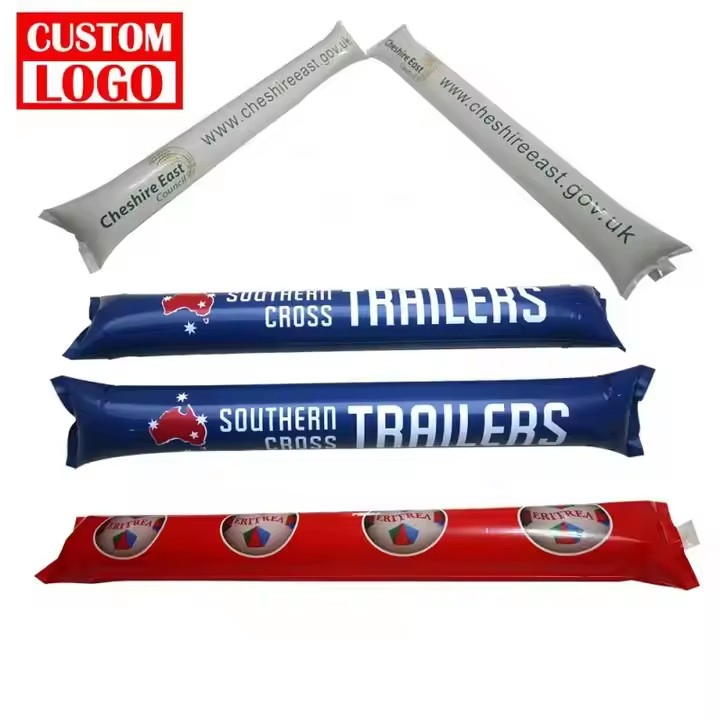 Custom Carnival Birthday Wedding Inflatable Stadium Noisemakers Bam Bam Cheer Sticks