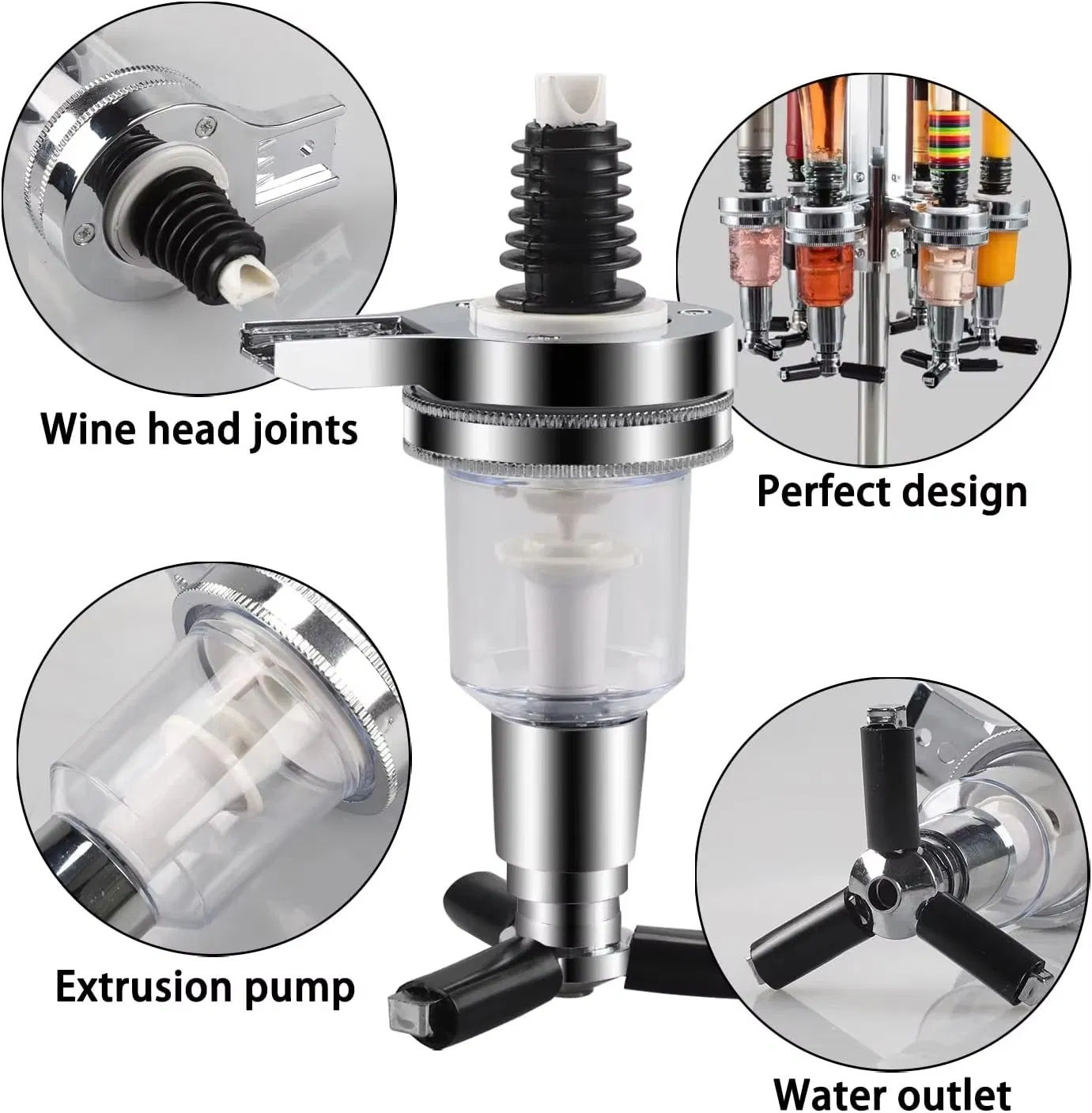 High Quality Bar Kit Cocktail Bar Tool Kit Measure Gauge Piece Bartender Spirit Drink Liquor