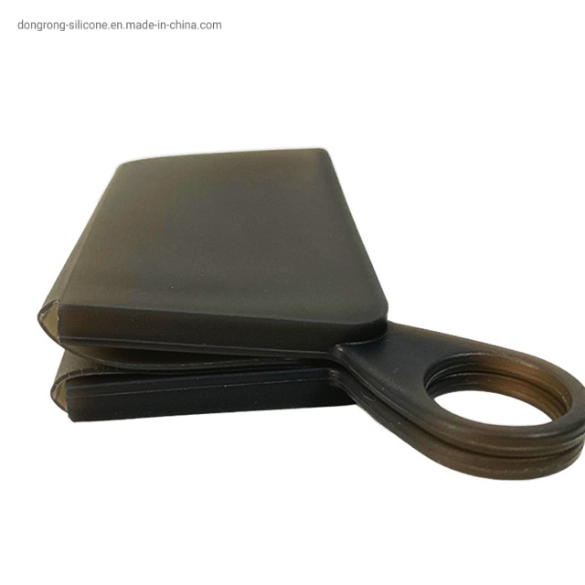 Wholesale Dustproof Easy-Carry Mask Silicone Storage Case Reusable Folding Facemask Holder Case