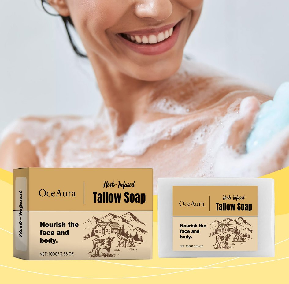 Online Wholesale and Retail Natural Beef Tallow Soap Bar Unscented Grass Fed Tallow Soap Moisturizing Face & Body Wash Sensitive Skin Handcrafted Bath Soap