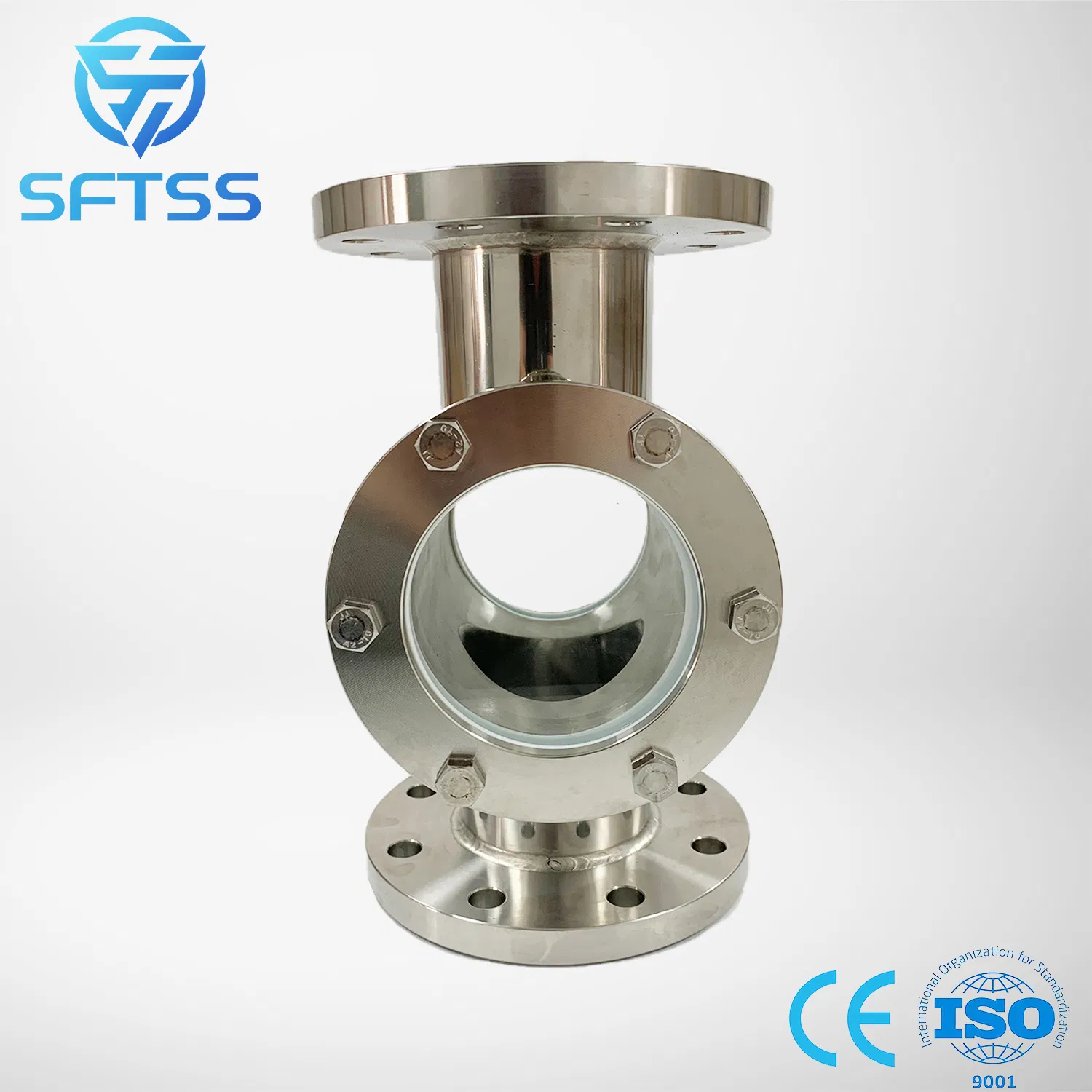 Heavy-Duty Flange Sight Glass Featuring Forged Silver Technics for Durability