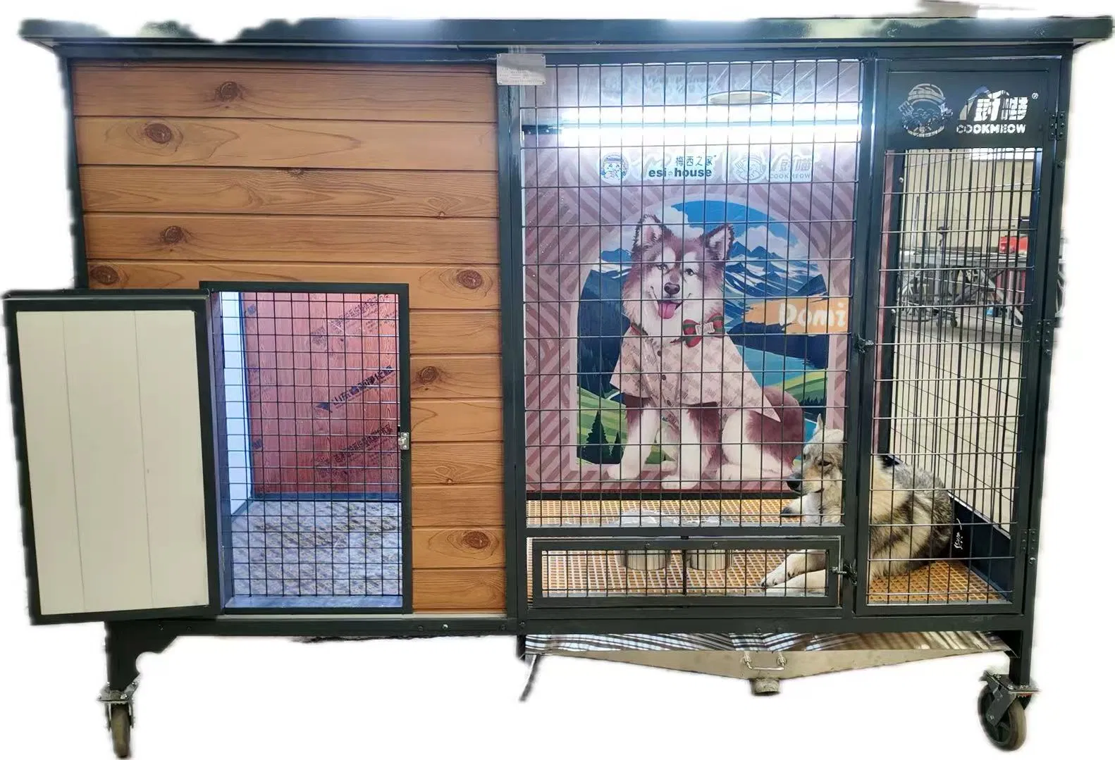 Heavy-Duty Pet House with AC for All-Day Outdoor Comfort