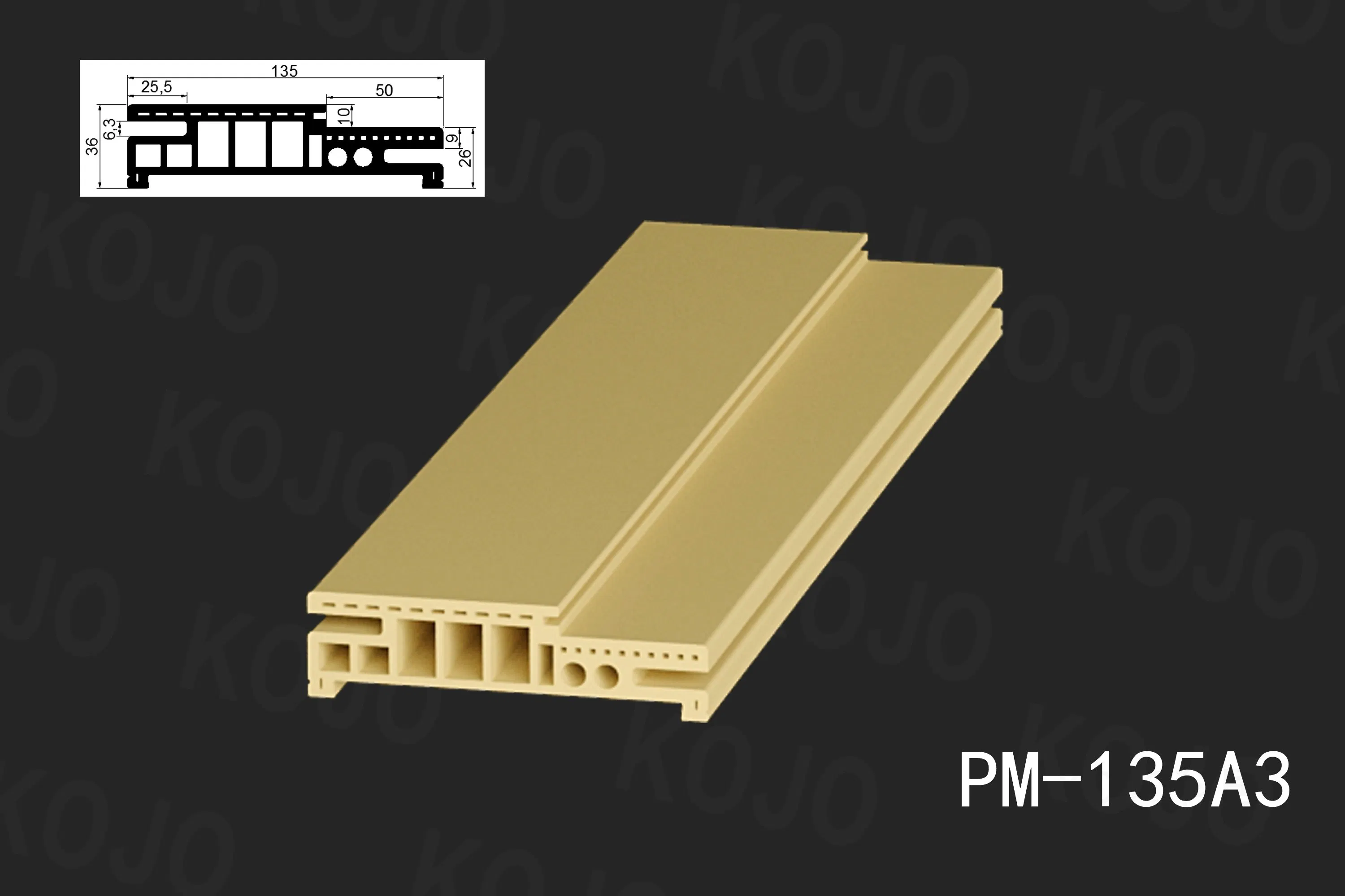 Premium Stylish WPC Door Frame with Durable PVC Coating
