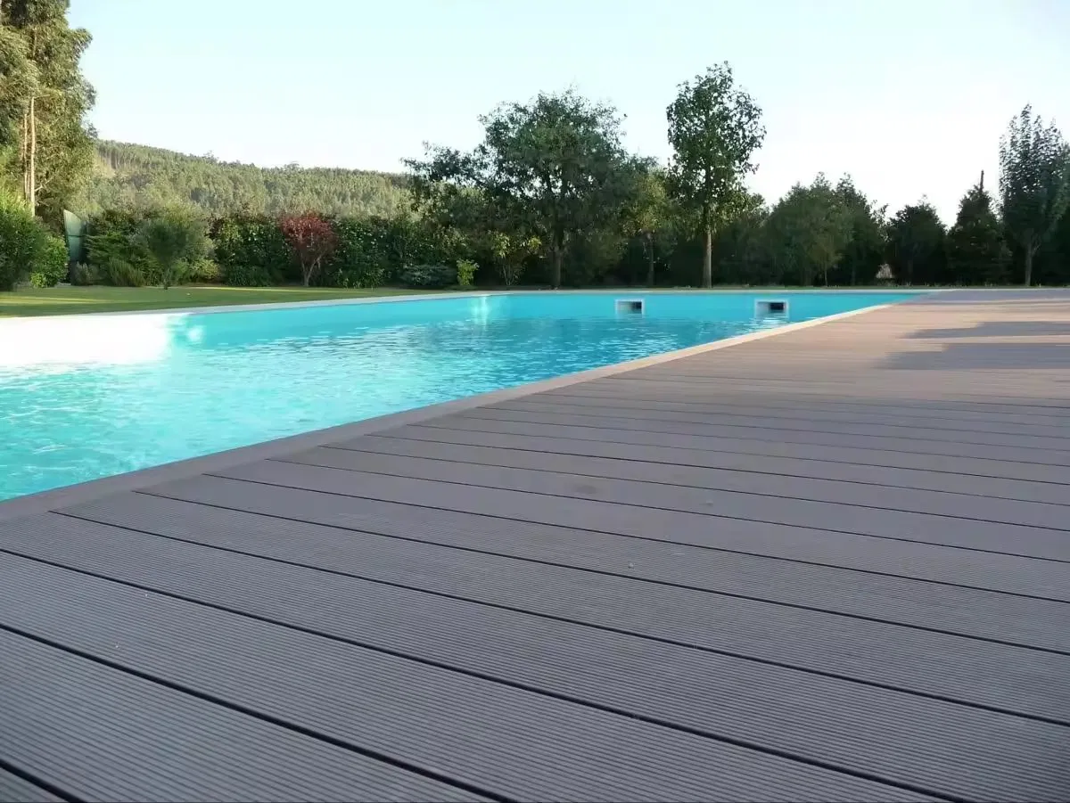 Террасная доска из ДПК, бежевая, 140x25 мм