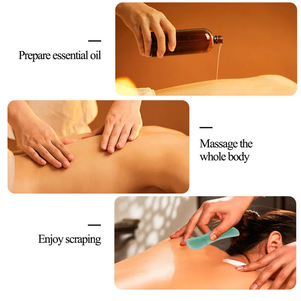 Portable Rose Quartz Face Gua Sha Jade