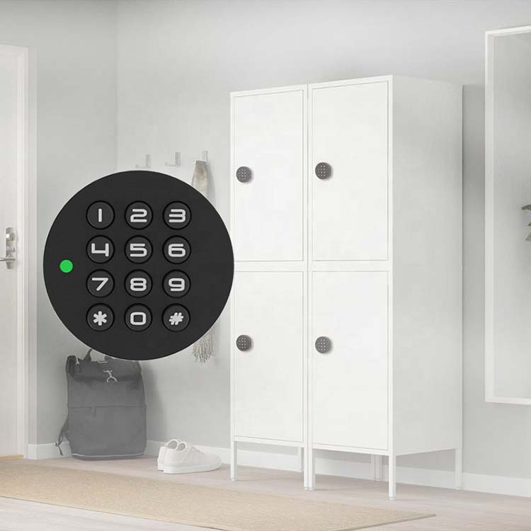 Sercurity Furniture Hardware Safe Cabinet Drawer Handle Code Smart Lock