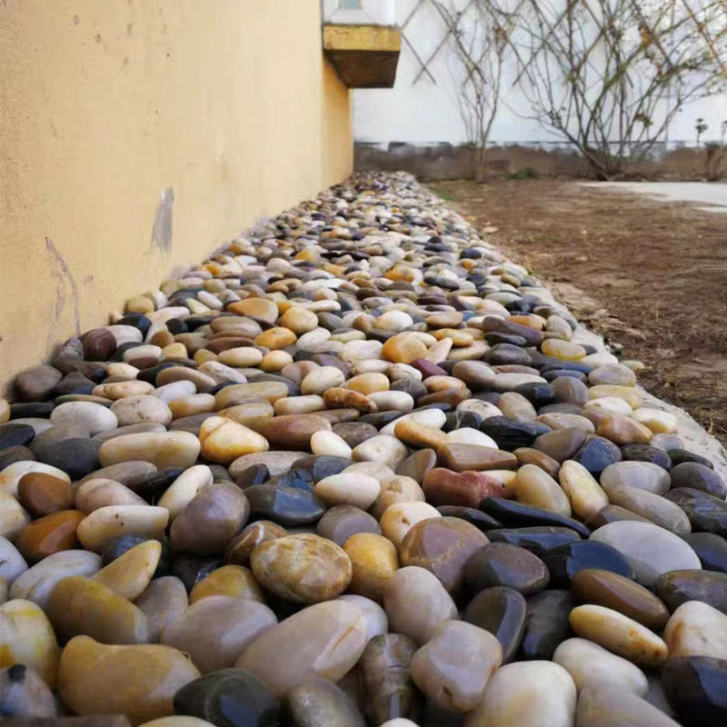 High Quality Agate Pebble Stone Natural Carving Pebble Garden Decoration Colorful Cobbles Pebbles