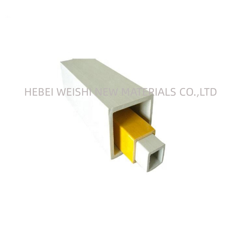 Custom FRP Pultrusion Profiles Fiberglass Square Tube - Various Specifications and Shapes