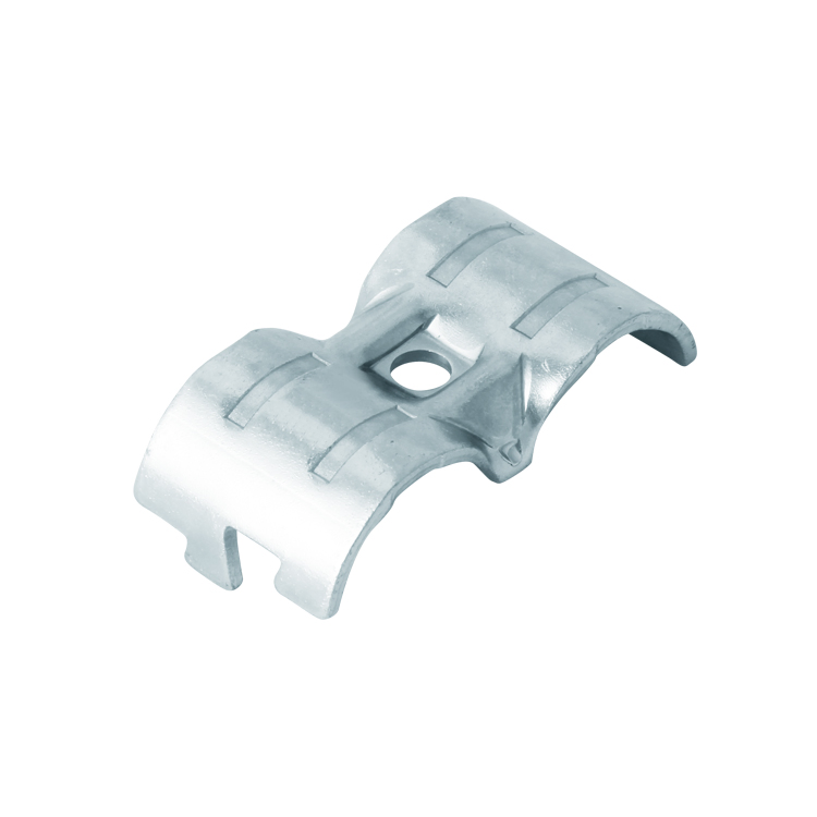 White Zinc Metal Connector for Pipe Rack System (H-14)