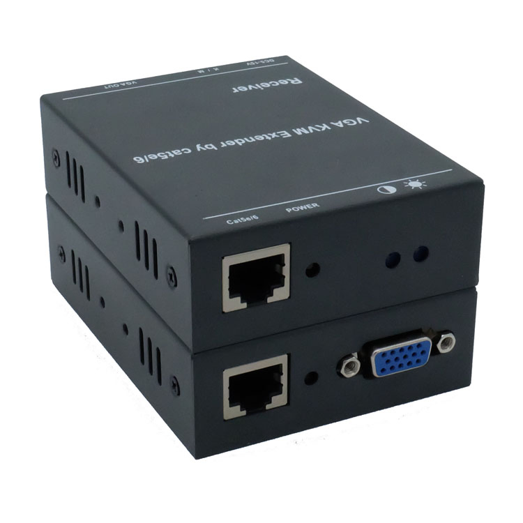 Удлинитель VGA через LAN кабель до 200м, 1080P