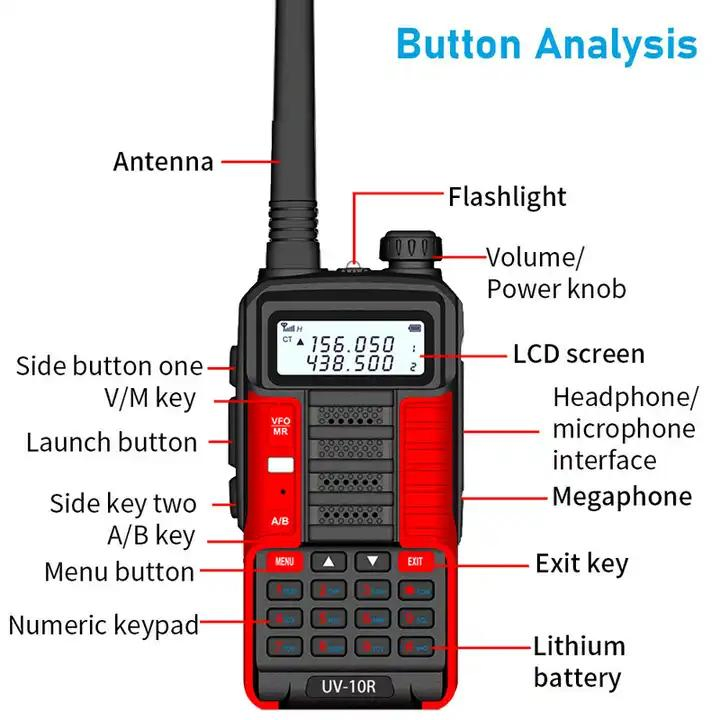 Портативная рация Baofeng UV-10R Dual Band 10W