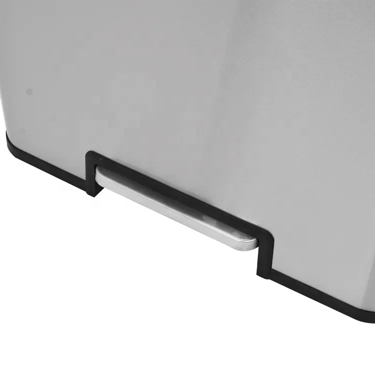 Мусорное ведро 40 л из нержавеющей стали с печатью