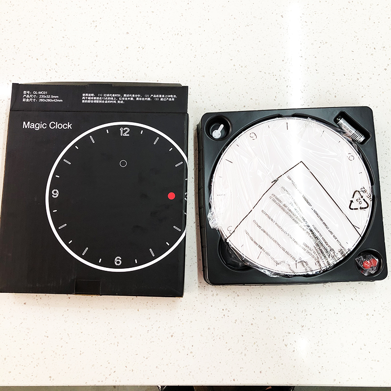 Can Hang on The Wall as a Decoration ABS Magnetmagnet Clock