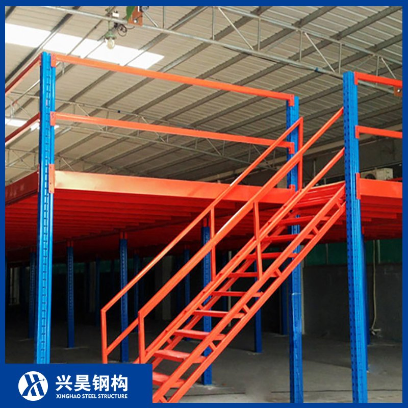 Seismic Resistant Industrial Q345 Steel Structure Workshop Platform with Bolted H Beam Frame