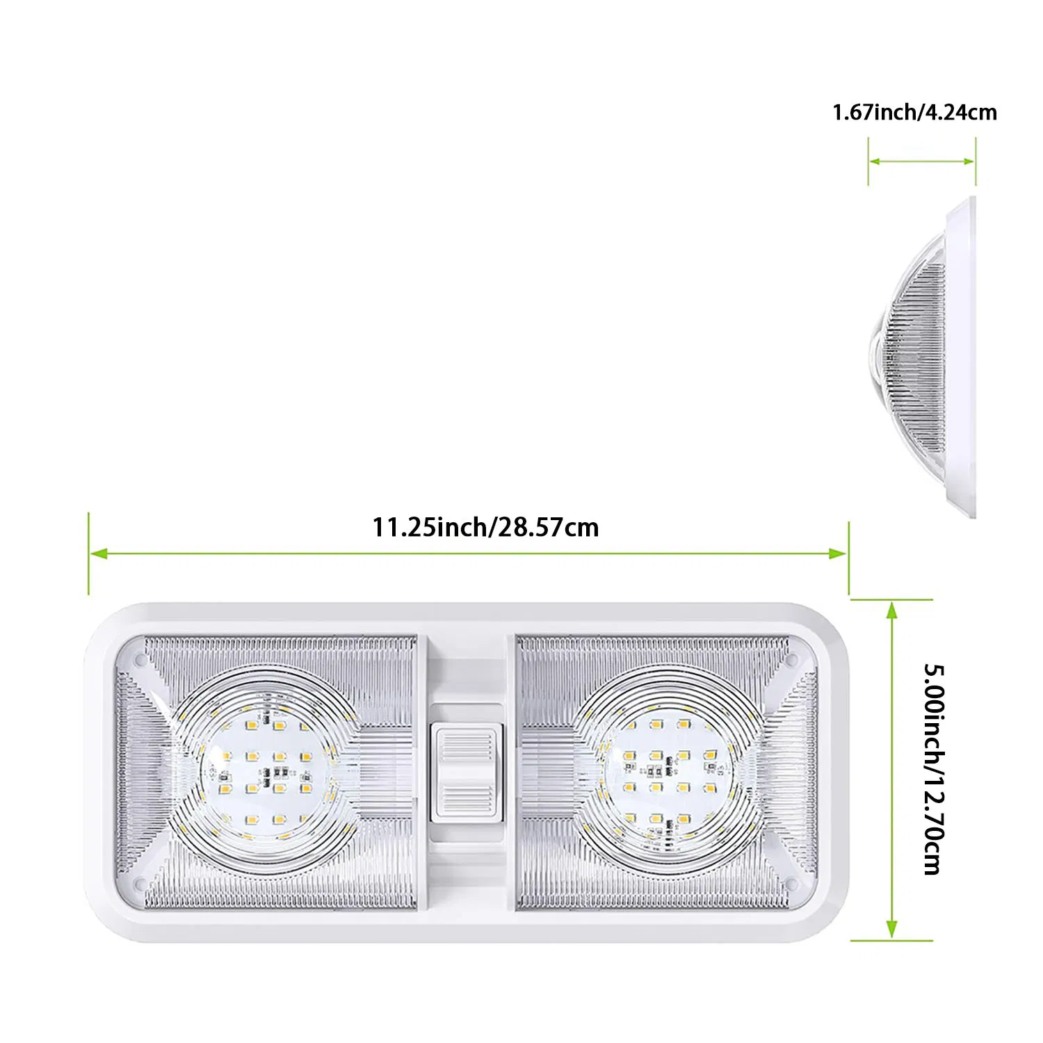 Прозрачная светодиодная лампа для чтения в авто