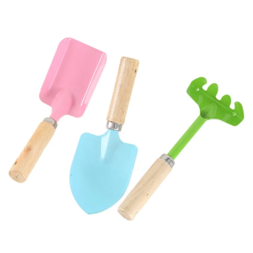 Mini Gardening Tools Set Metal Trowel Rake Shovel for Children Wyz18397