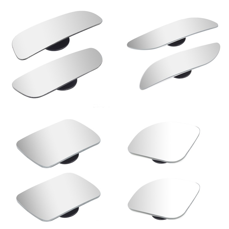 Круглое безрамочное зеркало заднего вида