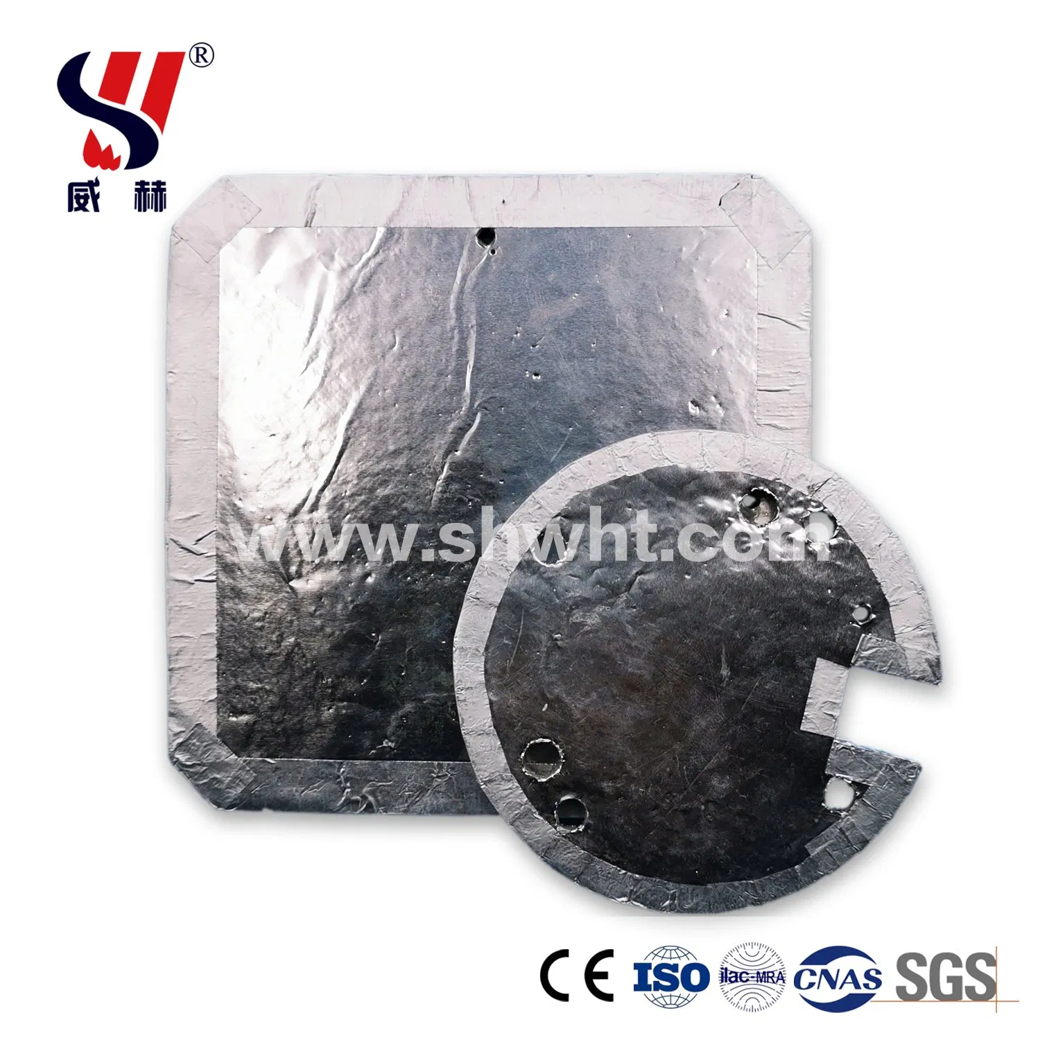 Ceramic Fiber Blanket Covered with Aluminum Foil on One Side