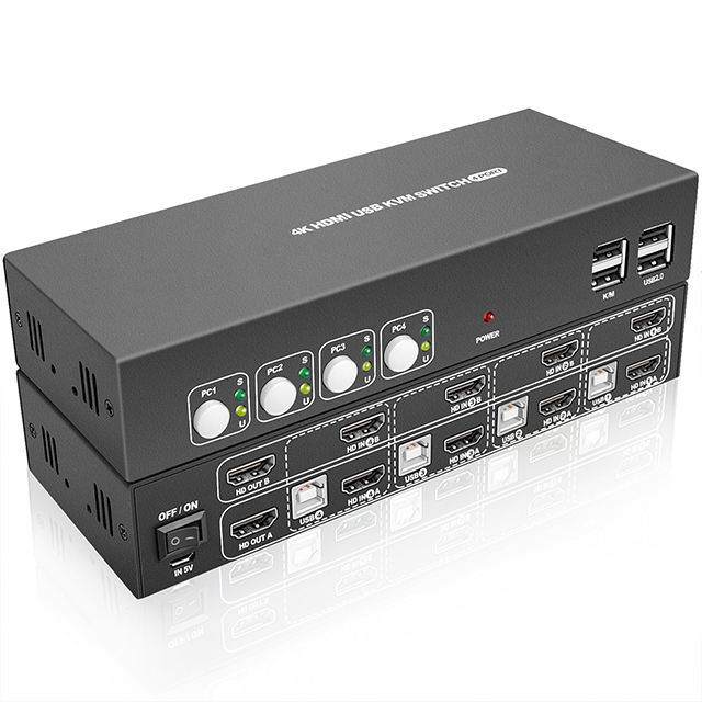 Customization Kvm Switch HDMI Kvm Switch USB Switch Selector