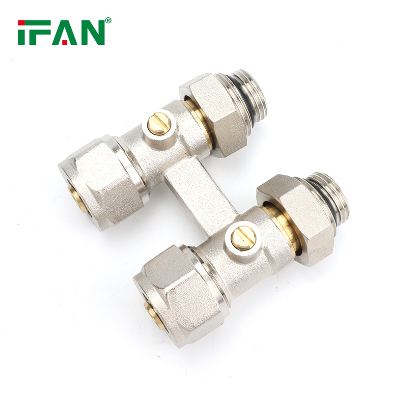 Ifan Manufacturer Best Price Thermostatic Radiator Valve Brass Straight H Radiator Valve for HVAC Systems