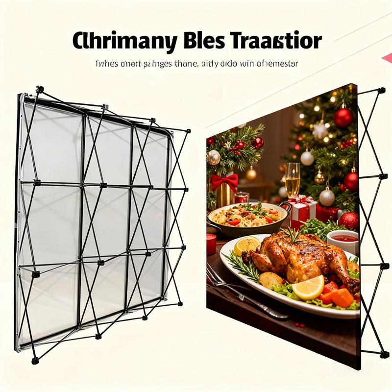 Magnetic Portable Pop-up Banner Display Stand Suitable for Activities, Pop-up Display Background Wall, Pop-up Display Stand Background Banner