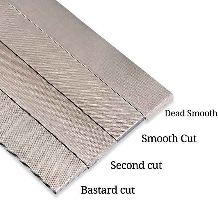 T8 T12 4" 100mm High Carbon Steel Flat Files Without Handle